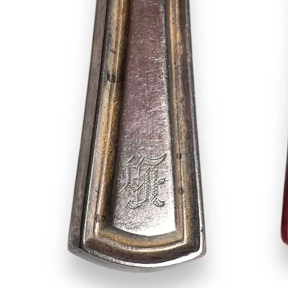 Alvin Silmet Vintage Set Of 6 Silver Plated Kitchen Dinner Butter Knives - 9”